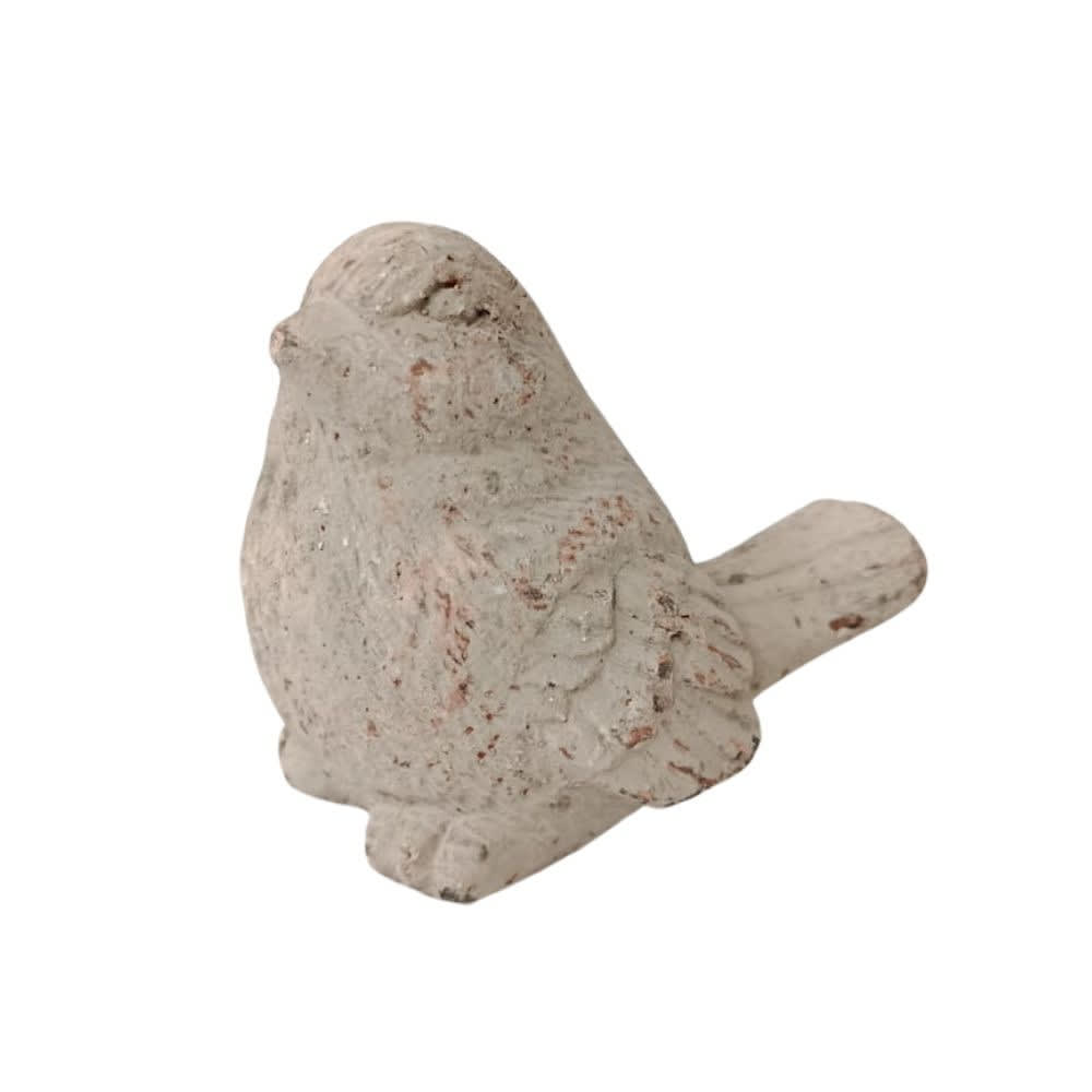 Statue statuette sculpture pierre oiseau déco jardin béton gris 14cm Statue statuette sculpture pierre oiseau déco jardin béton gris 14cm