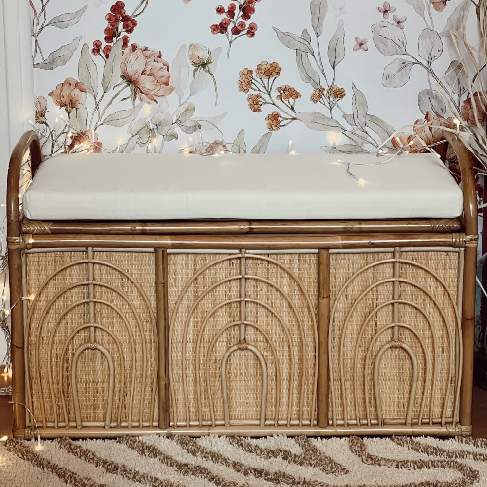 Coffre de rangement en rotin - Maisons du Monde