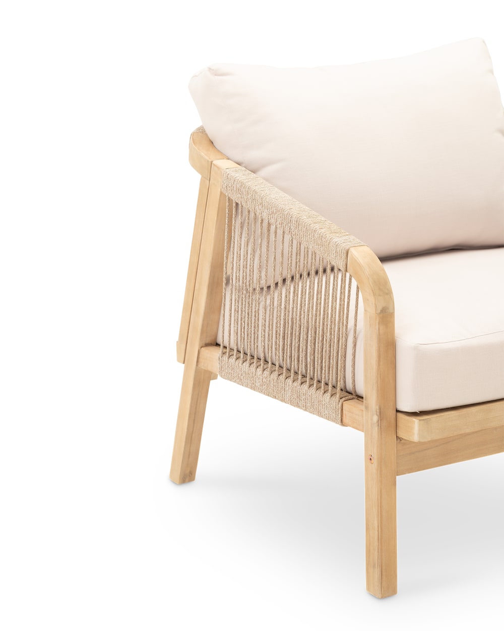 Ensemble de jardin 7 places avec table basse en céramique