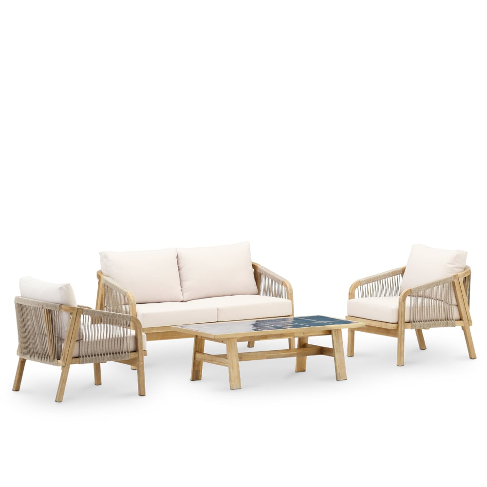 Ensemble table et chaises - bleue