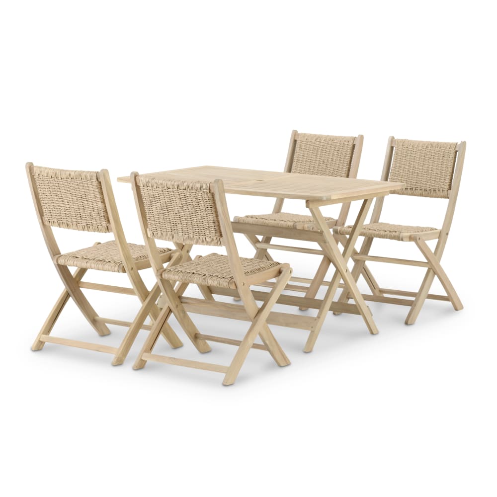 Ensemble de jardin table - pliante
