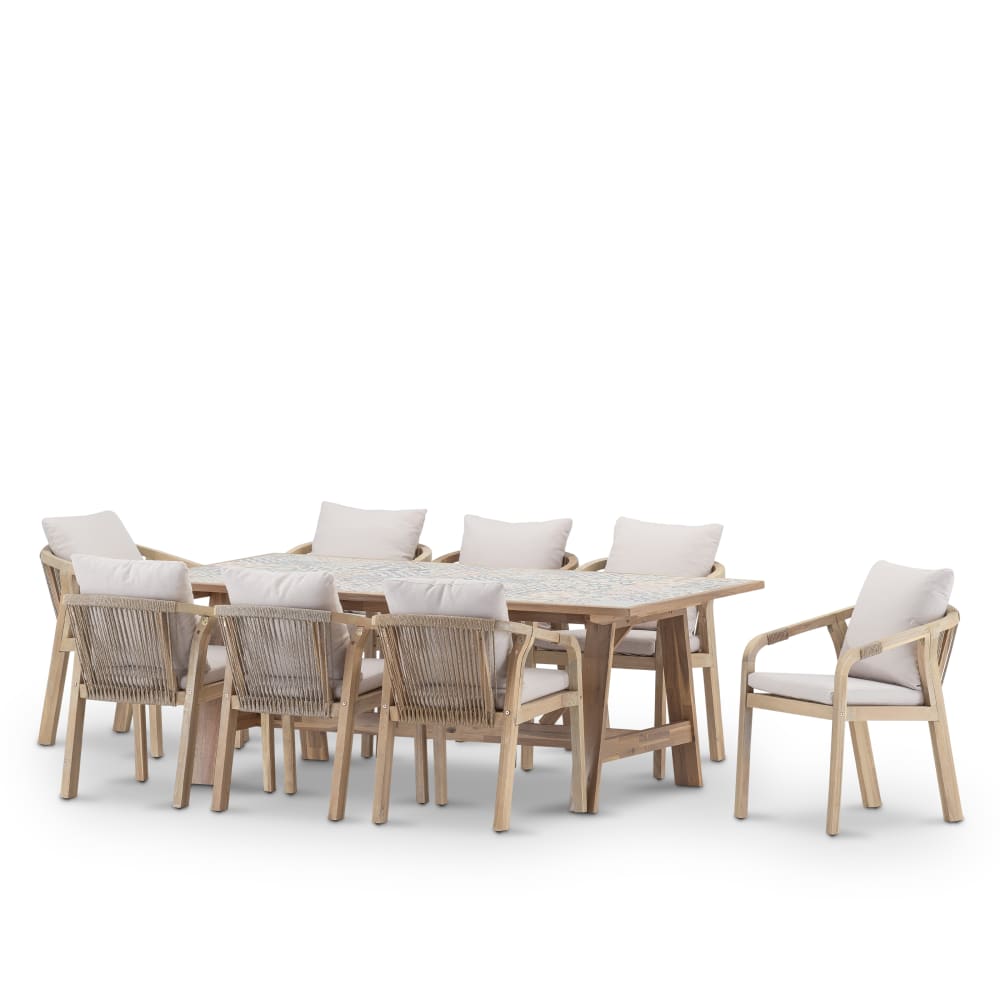 set table et 8 chaises