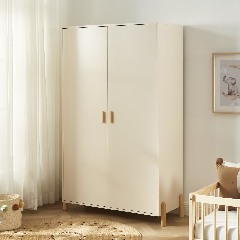 Armoire enfant  beige 2 portes (Baita) - Image 1