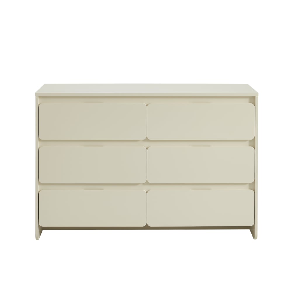 Commode  6 tiroirs beige 120 cm — Beyit