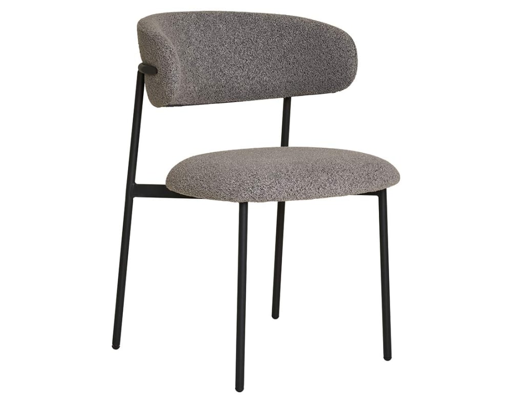 Lot de 2 chaises en tissu - pieds