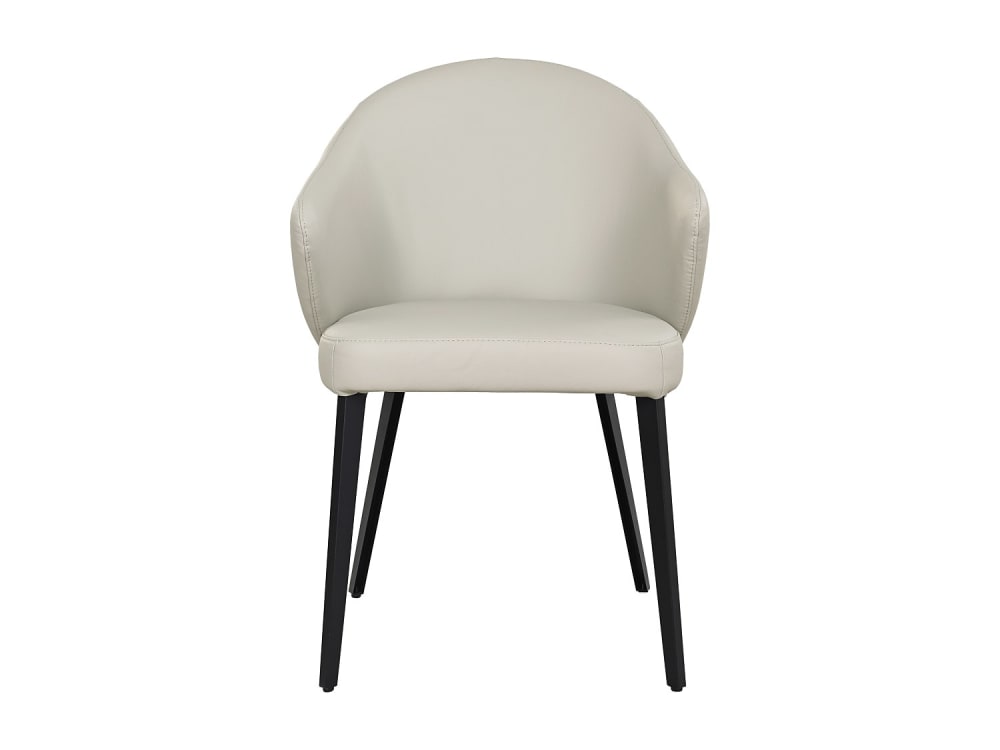 Chaise 100% cuir beige