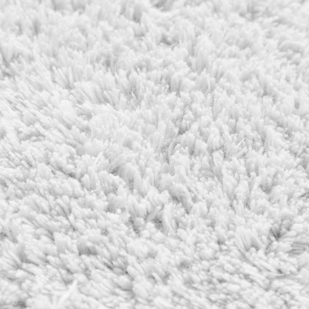 Tapis de bain blanc en coton 80x150 — vue 4