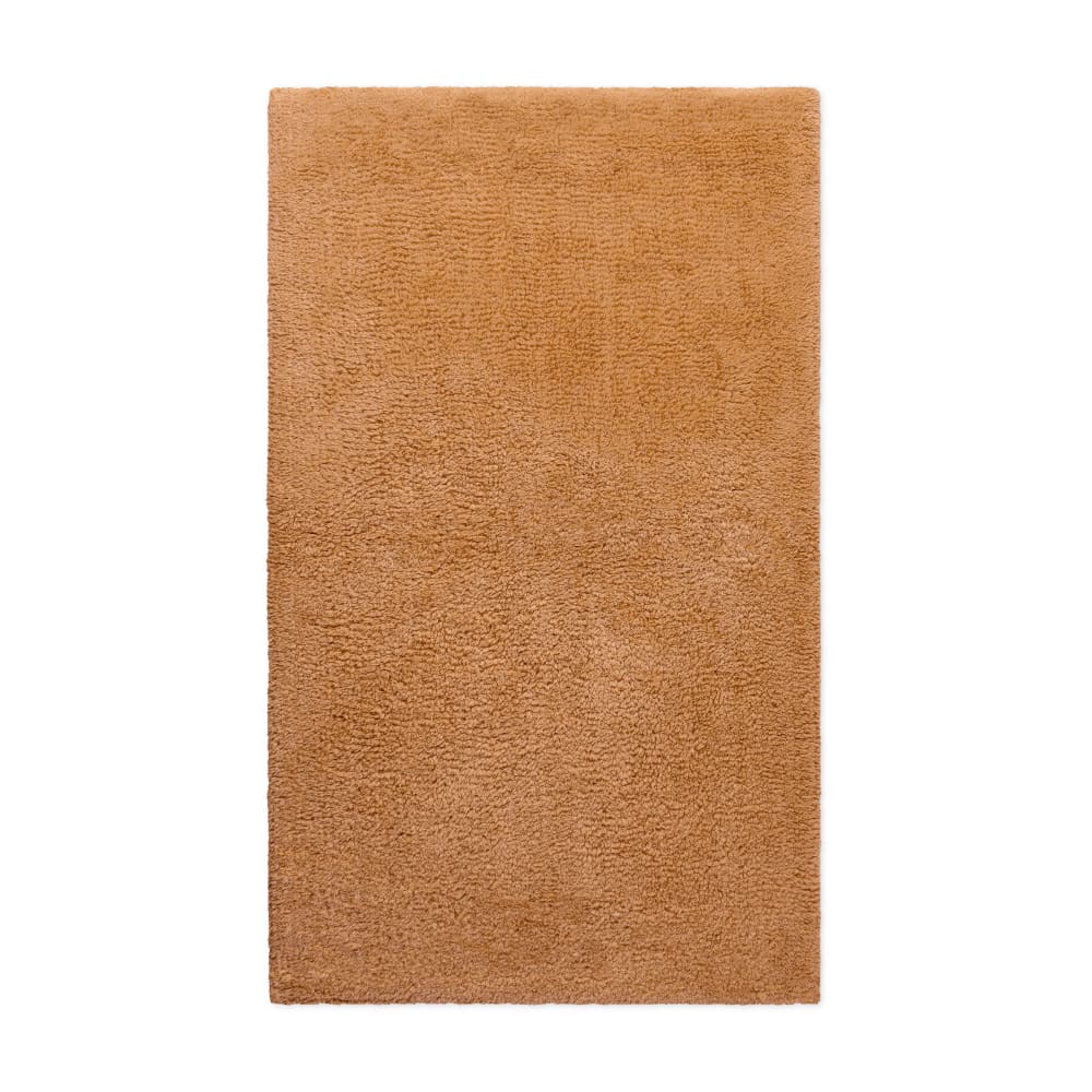 Tapis de bain terracotta en coton 55x65