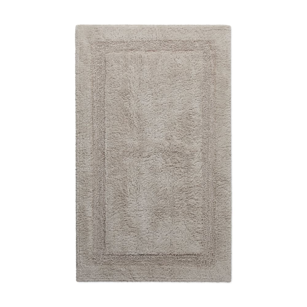 Wecon Home Badematte greige aus Baumwolle 80x150 style classic chic Beige Öko-Tex Zertifikat Baumwolle