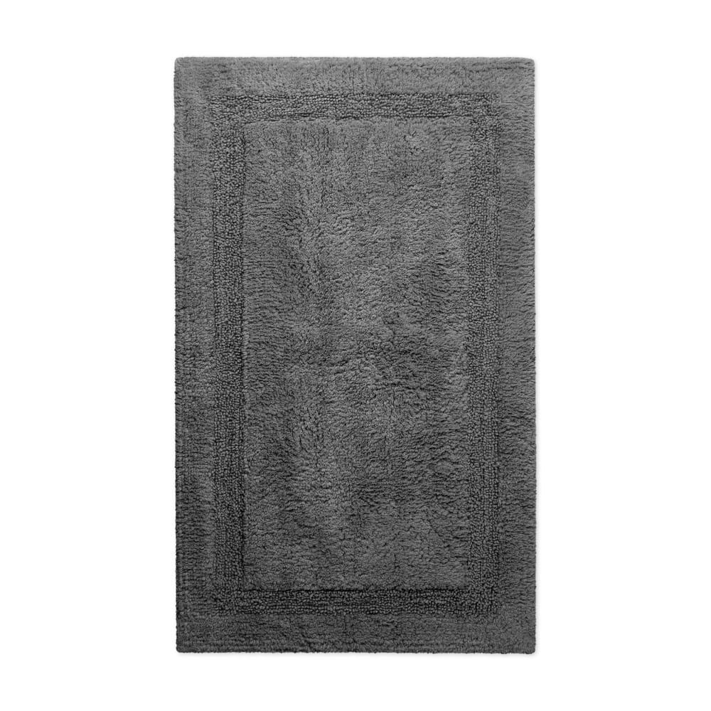 Wecon Home Badematte grau granit aus Baumwolle 80x150 style classic chic Öko-Tex Zertifikat - Baumwolle