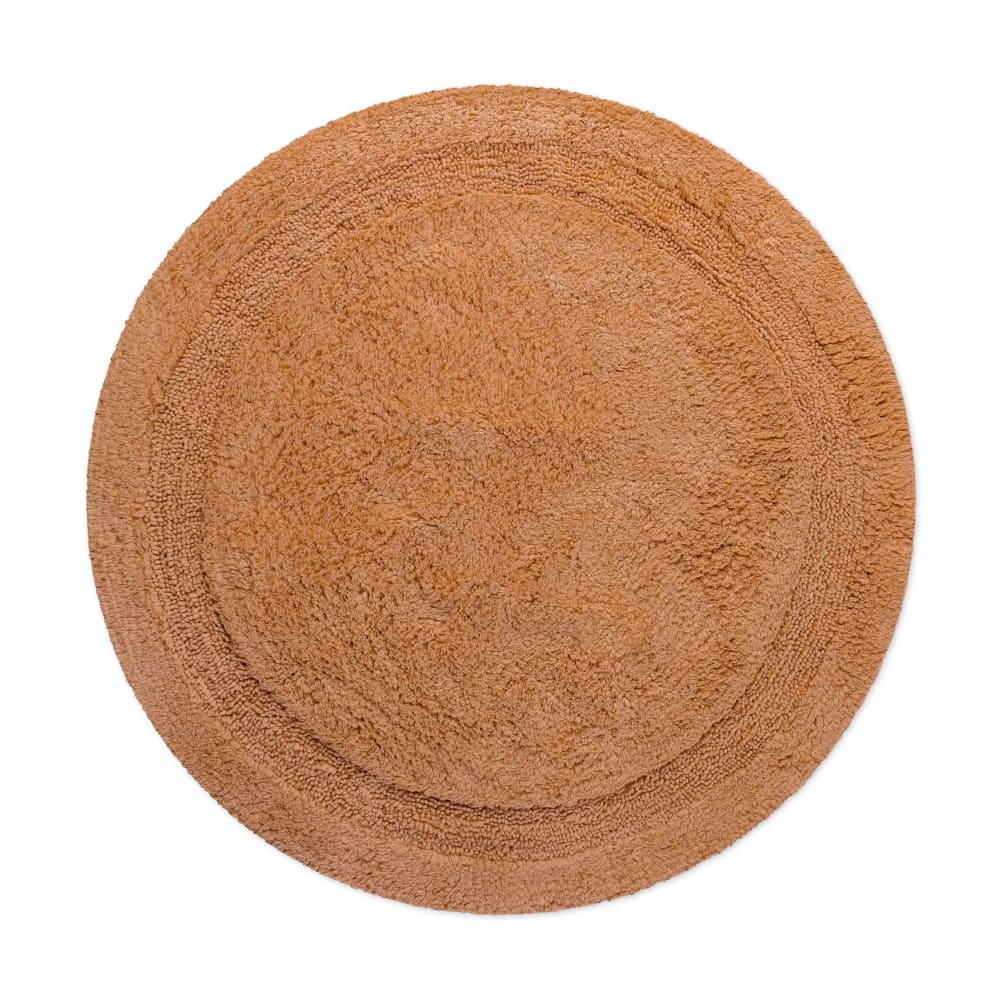 Tapis de bain terracotta - rond