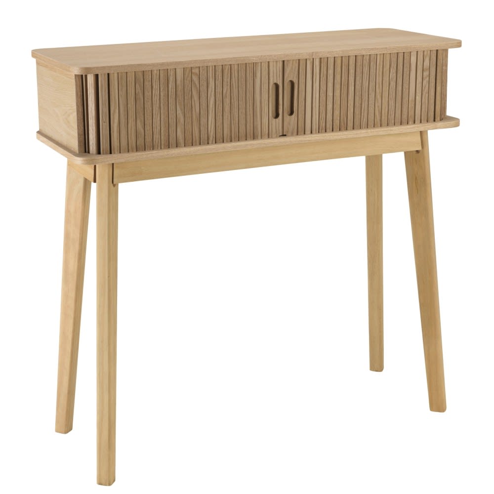 Console 80x30cm en bois couleur naturelle