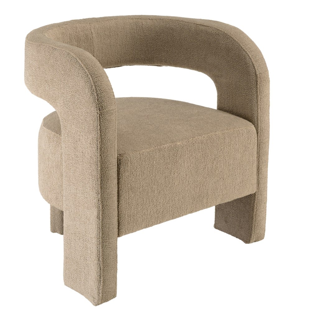 fauteuil design en tissu