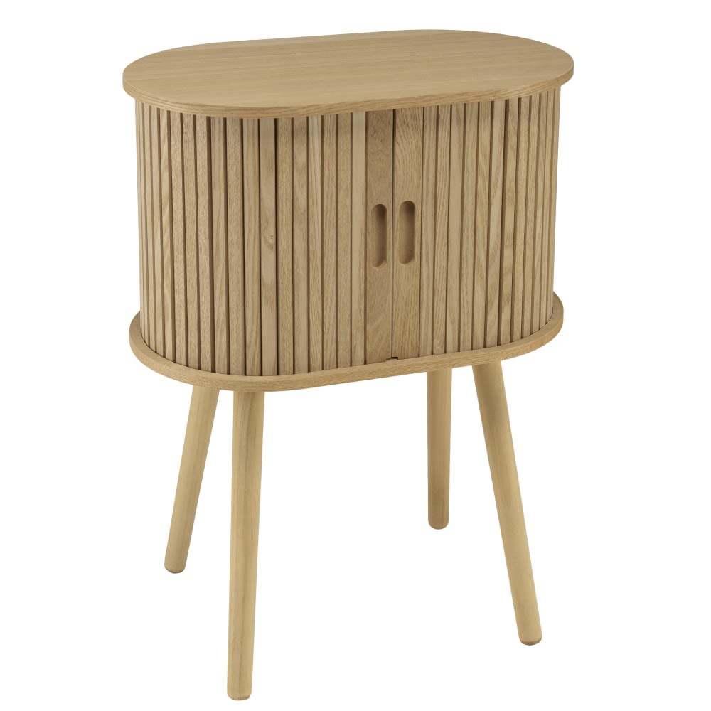 Meuble de rangement ovale