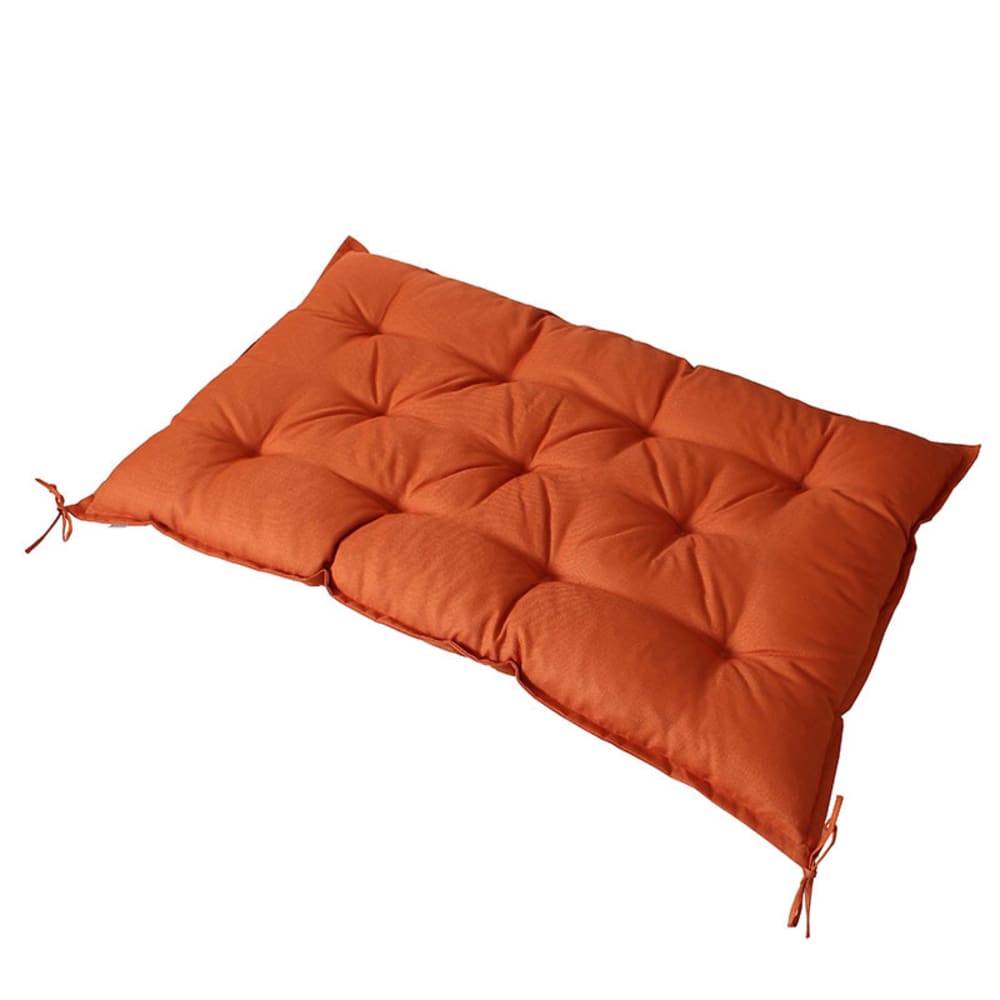 Coussin palette outdoor uni déperlant & anti-UV orange 120x80cm