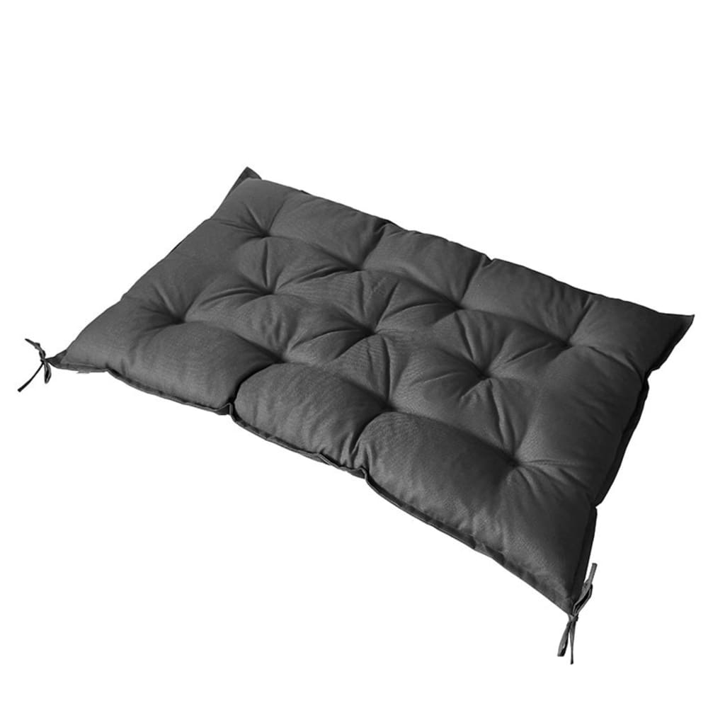 Coussin palette outdoor uni déperlant & anti-UV gris 120x80cm