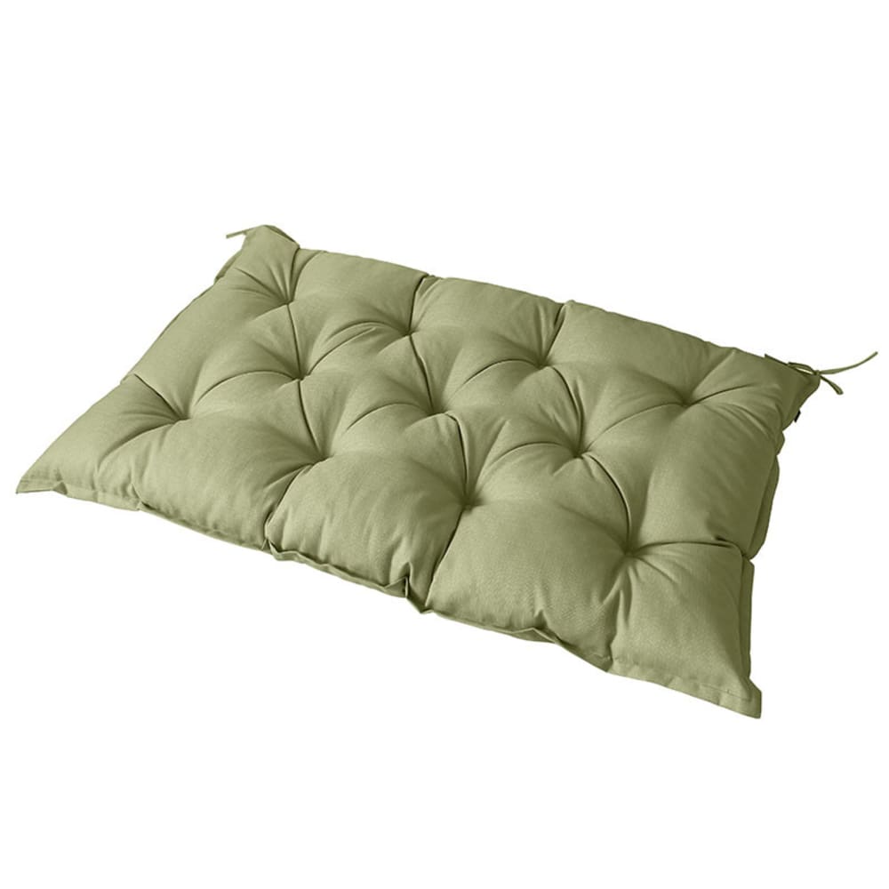 Coussin palette outdoor uni déperlant & anti-UV vert 120x80cm