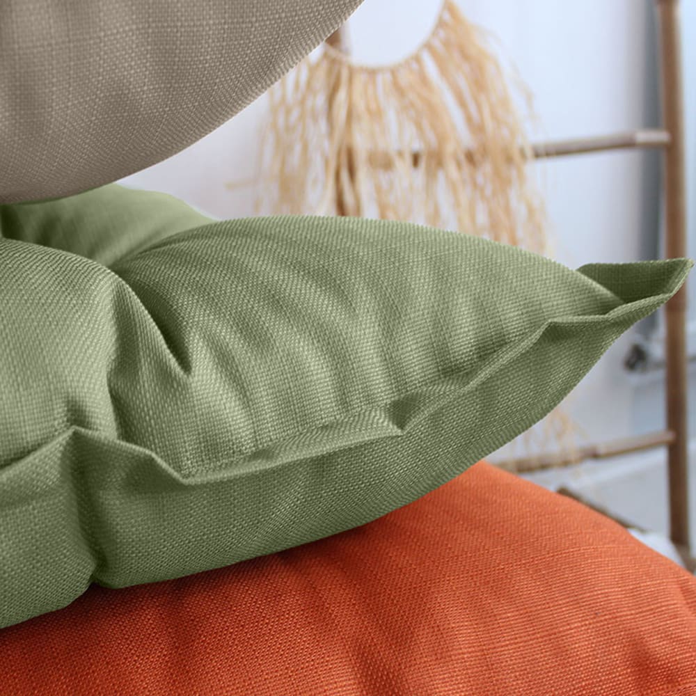 Coussin palette outdoor uni déperlant & anti-UV vert 120x80cm