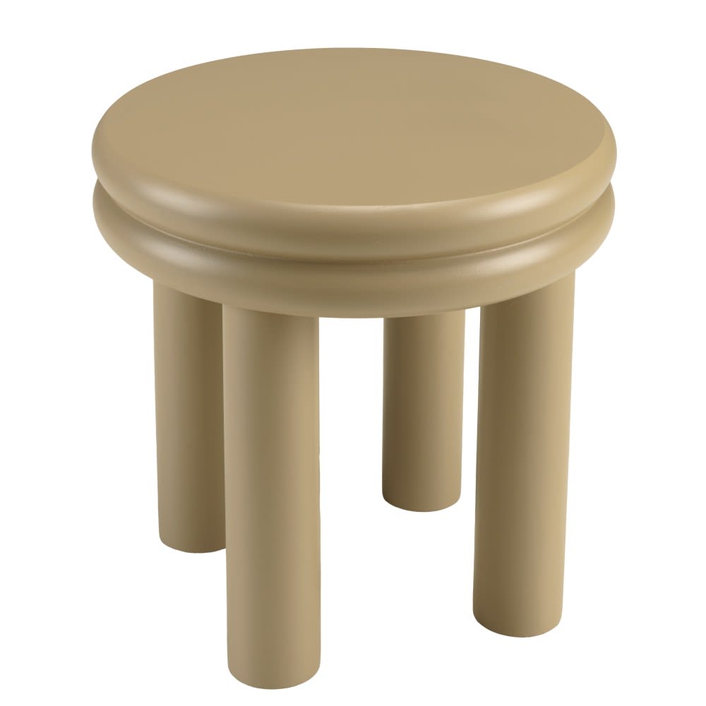 table d'appoint ronde - peint
