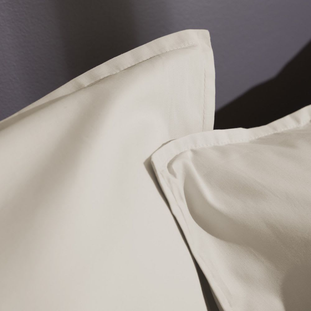 Taie d'oreiller percale de coton uni 50x70 cm — vue 3