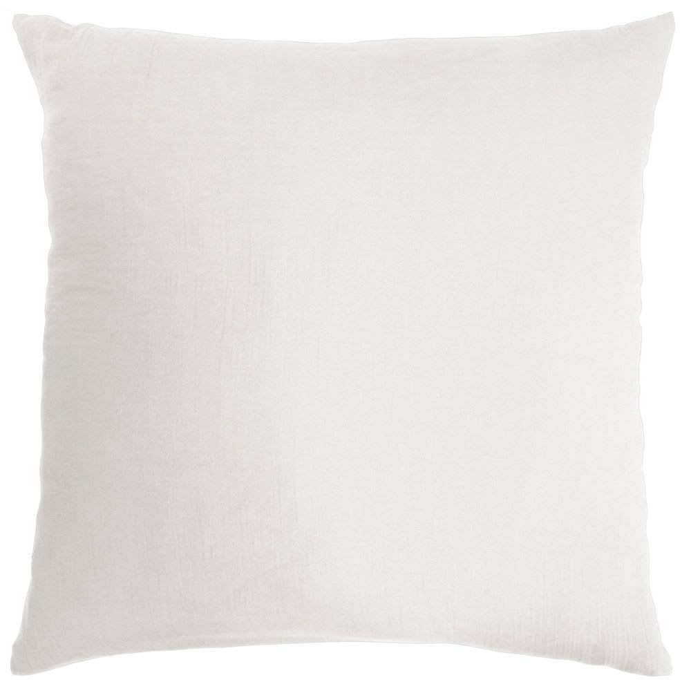 Taie d'oreiller gaze de coton uni 80x80 cm — vue 3