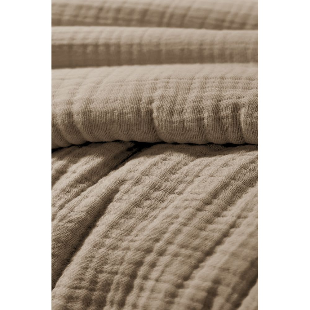 Taie d'oreiller gaze de coton uni 60x60 cm - Maisons du Monde