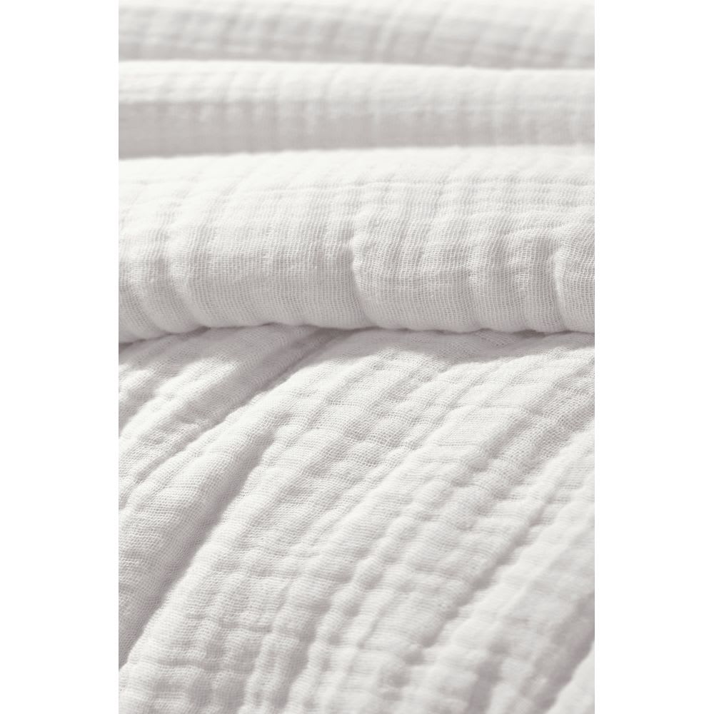 Taie d'oreiller gaze de coton uni 50x70 cm - Maisons du Monde