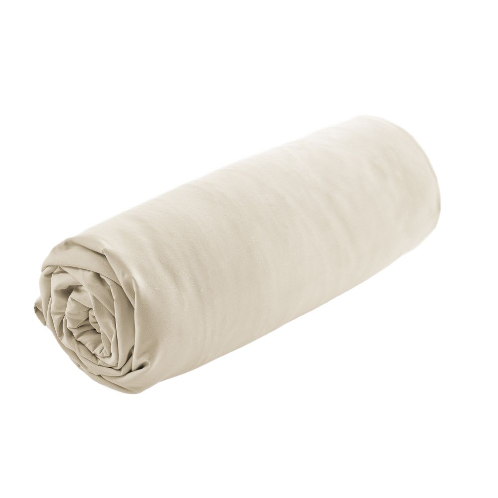 Drap housse percale de coton uni 140x190+30 cm — vue 3