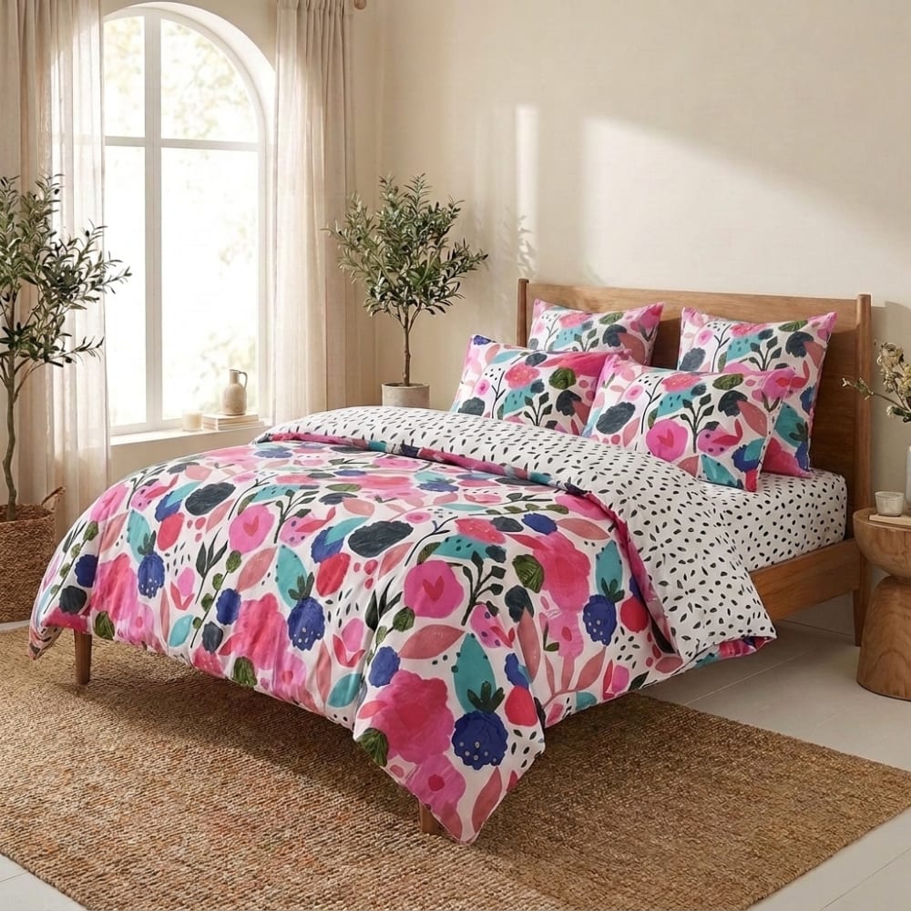 Parure de lit percale - motifs