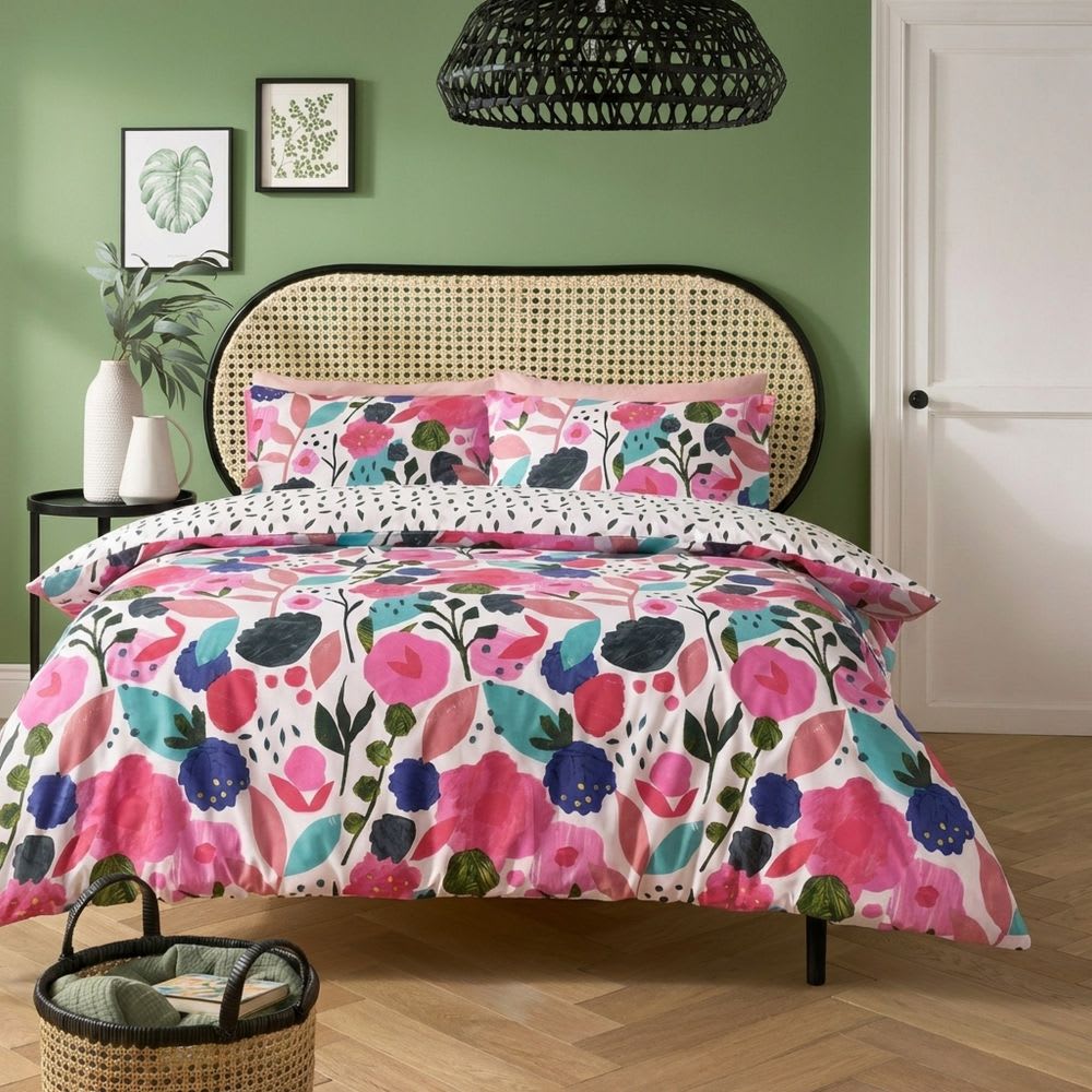 Parure de lit percale de coton à motifs 220x240 cm — vue 4