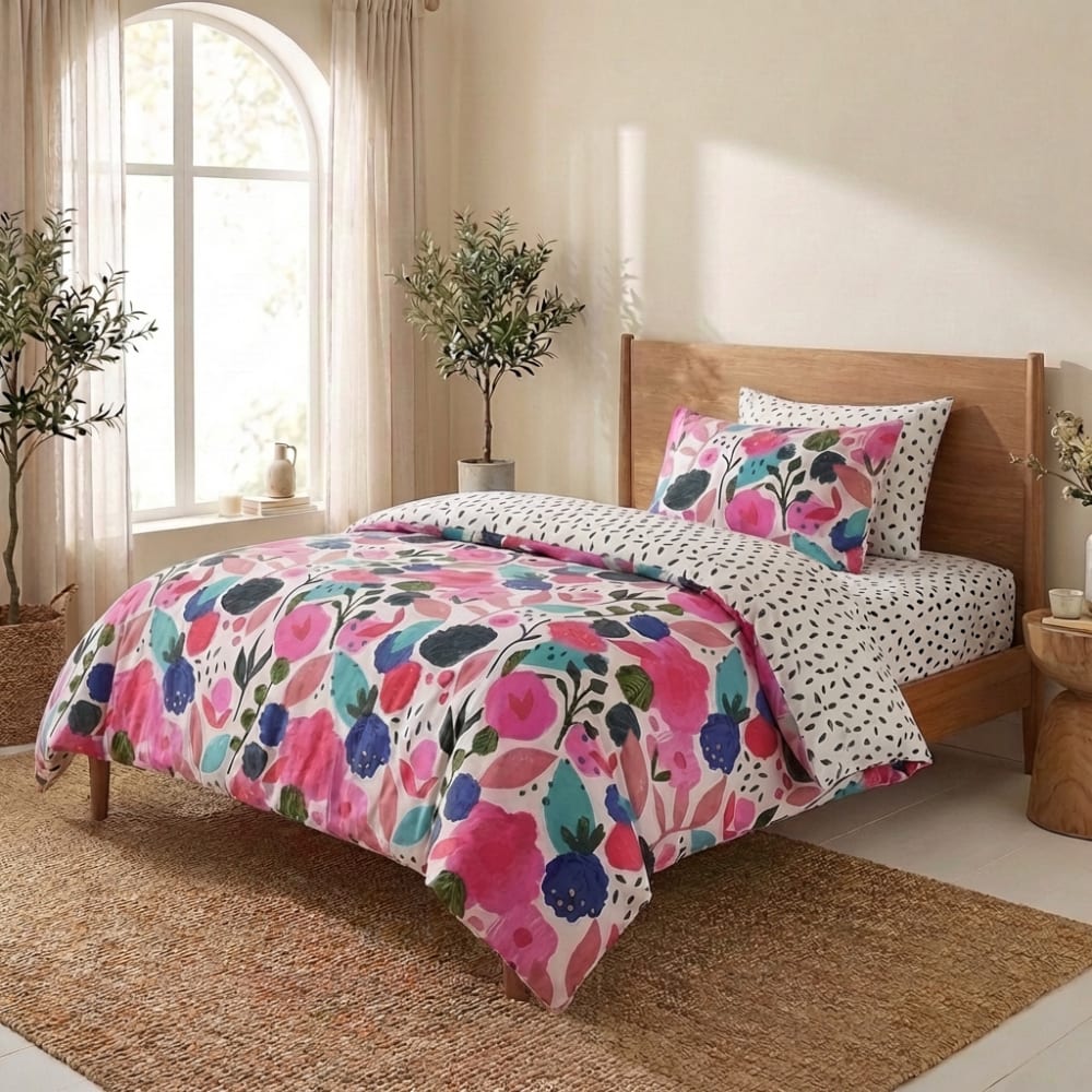 Parure de lit percale - motifs