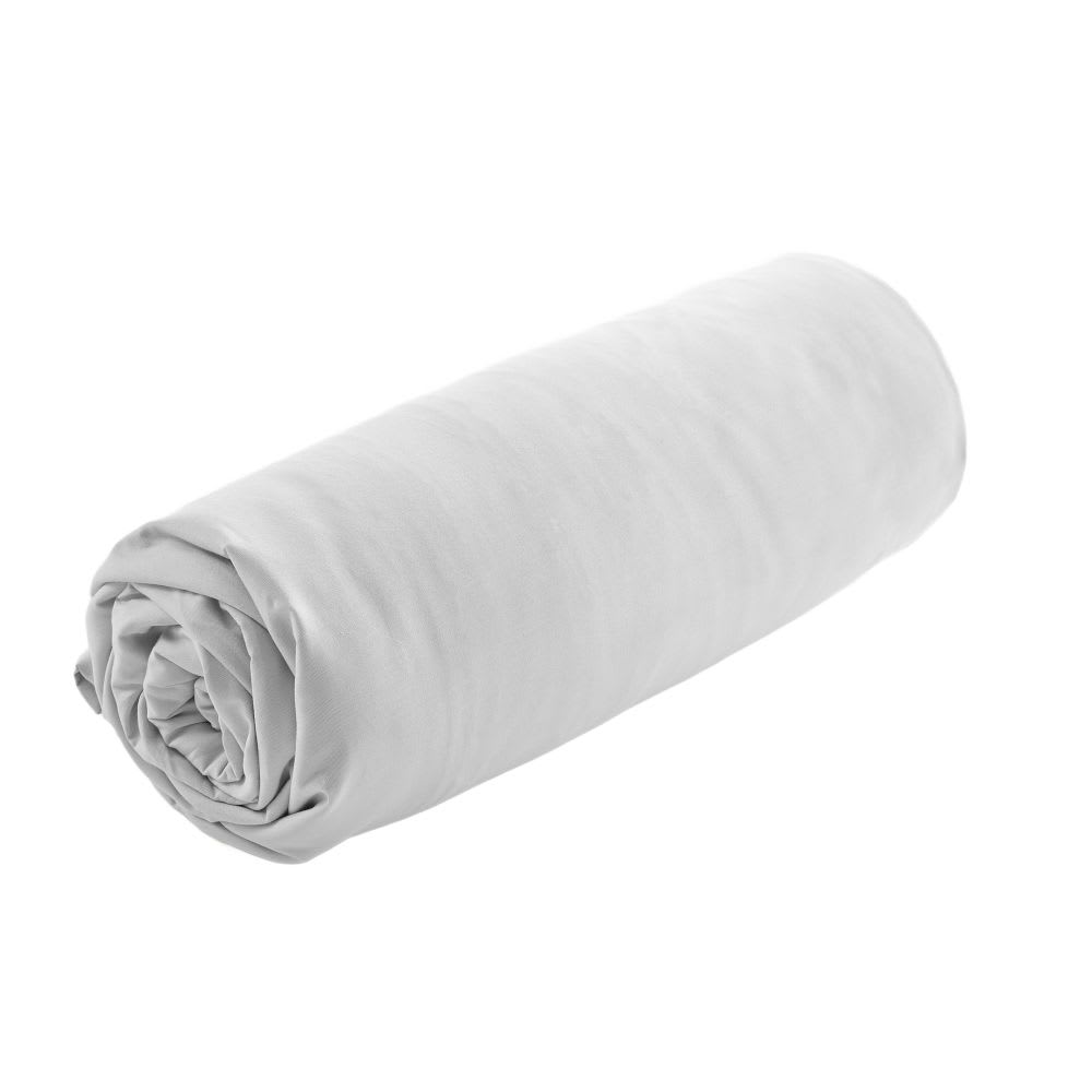 Drap housse percale de coton uni 160x200+30 cm — vue 3