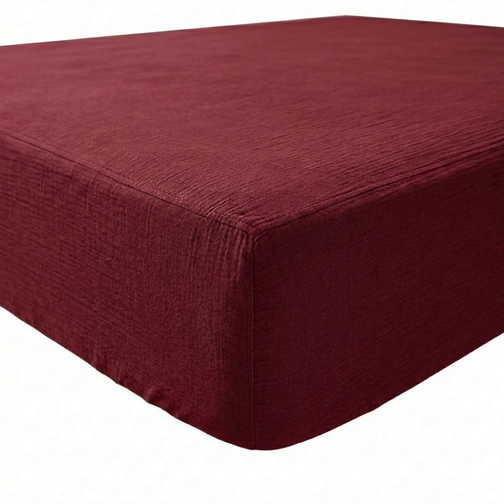 drap housse gaze de coton