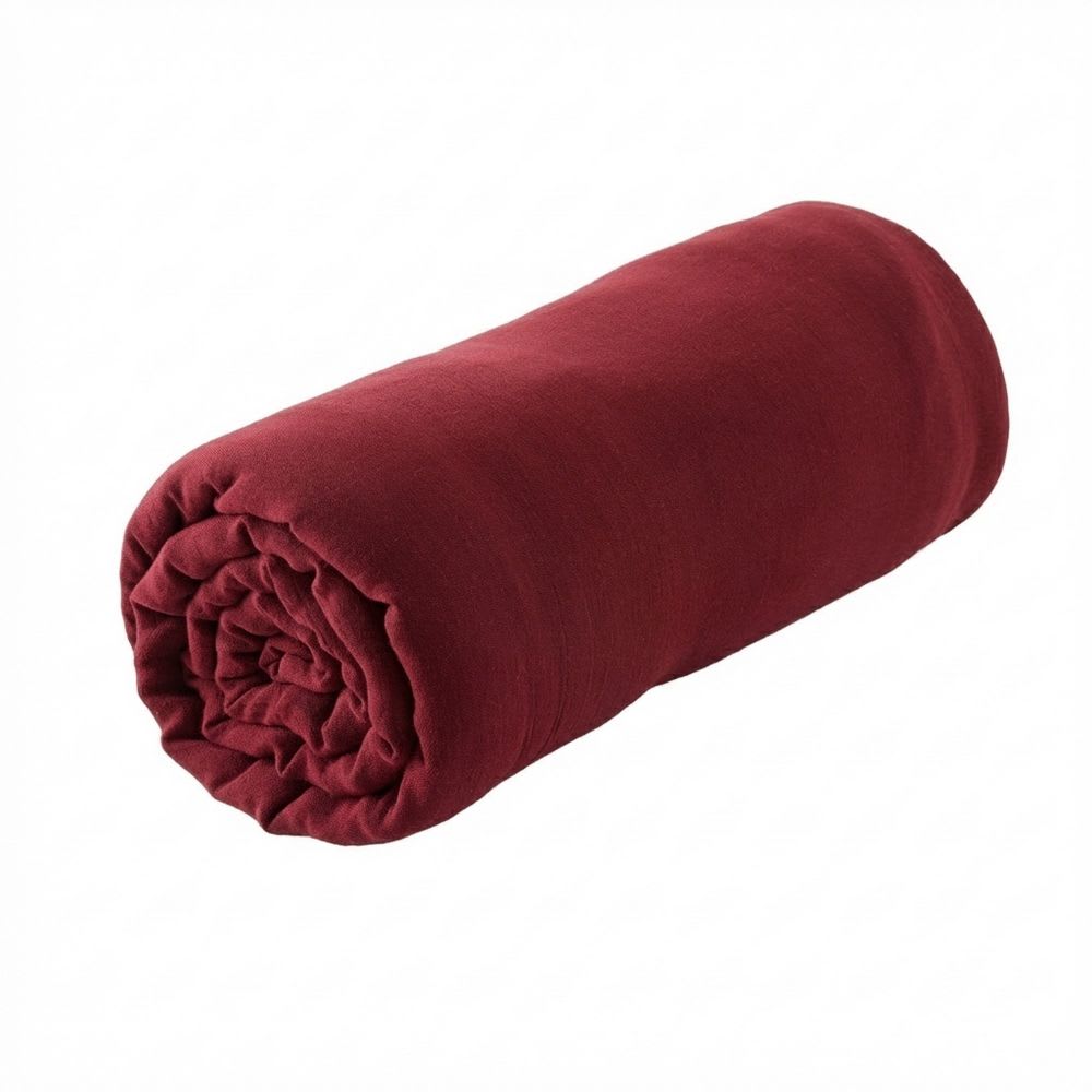 Drap housse gaze de coton uni 140x190+30 cm — vue 3