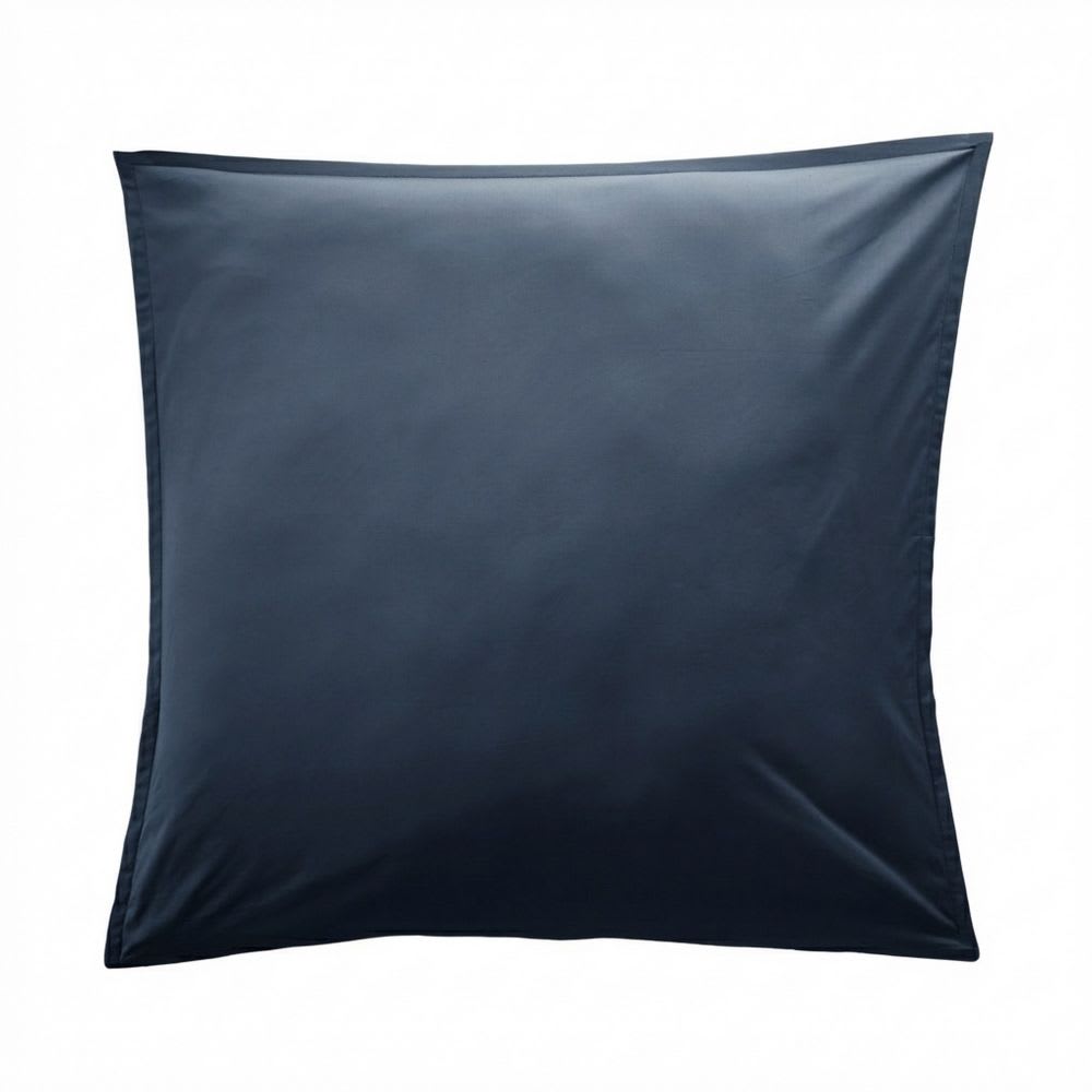 Taie d'oreiller percale de coton uni 65x65 cm