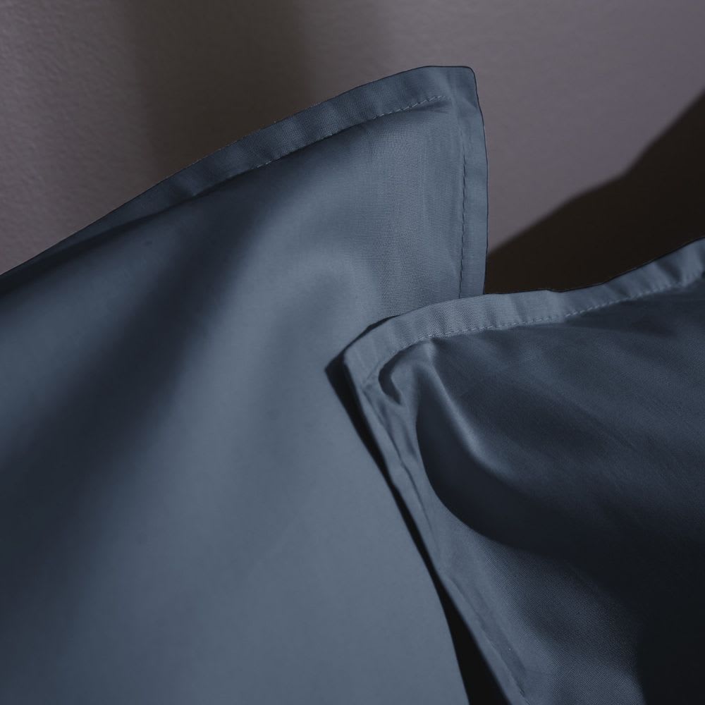 Taie d'oreiller percale de coton uni 65x65 cm — vue 3