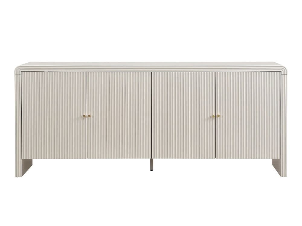 buffet effet bois beige