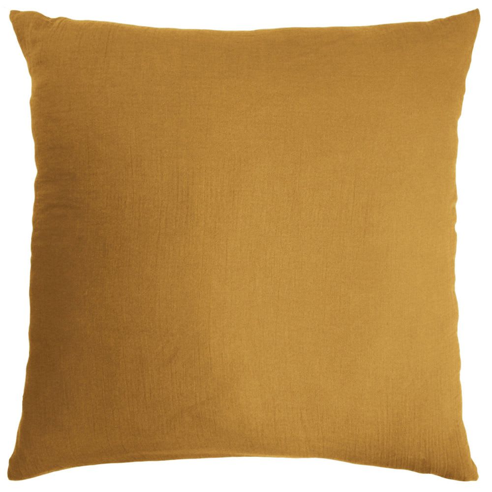 Taie d'oreiller gaze de coton uni 80x80 cm — vue 3