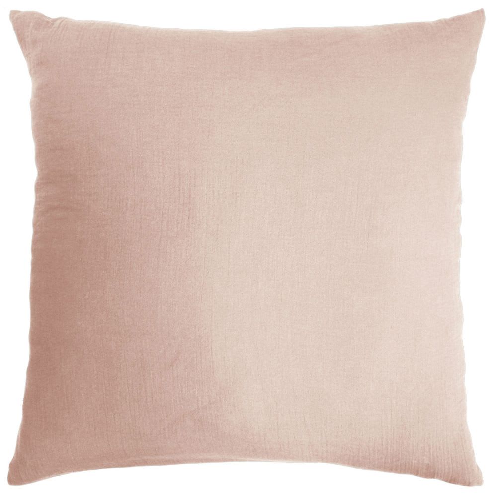 Taie d'oreiller gaze de coton uni 80x80 cm — vue 3