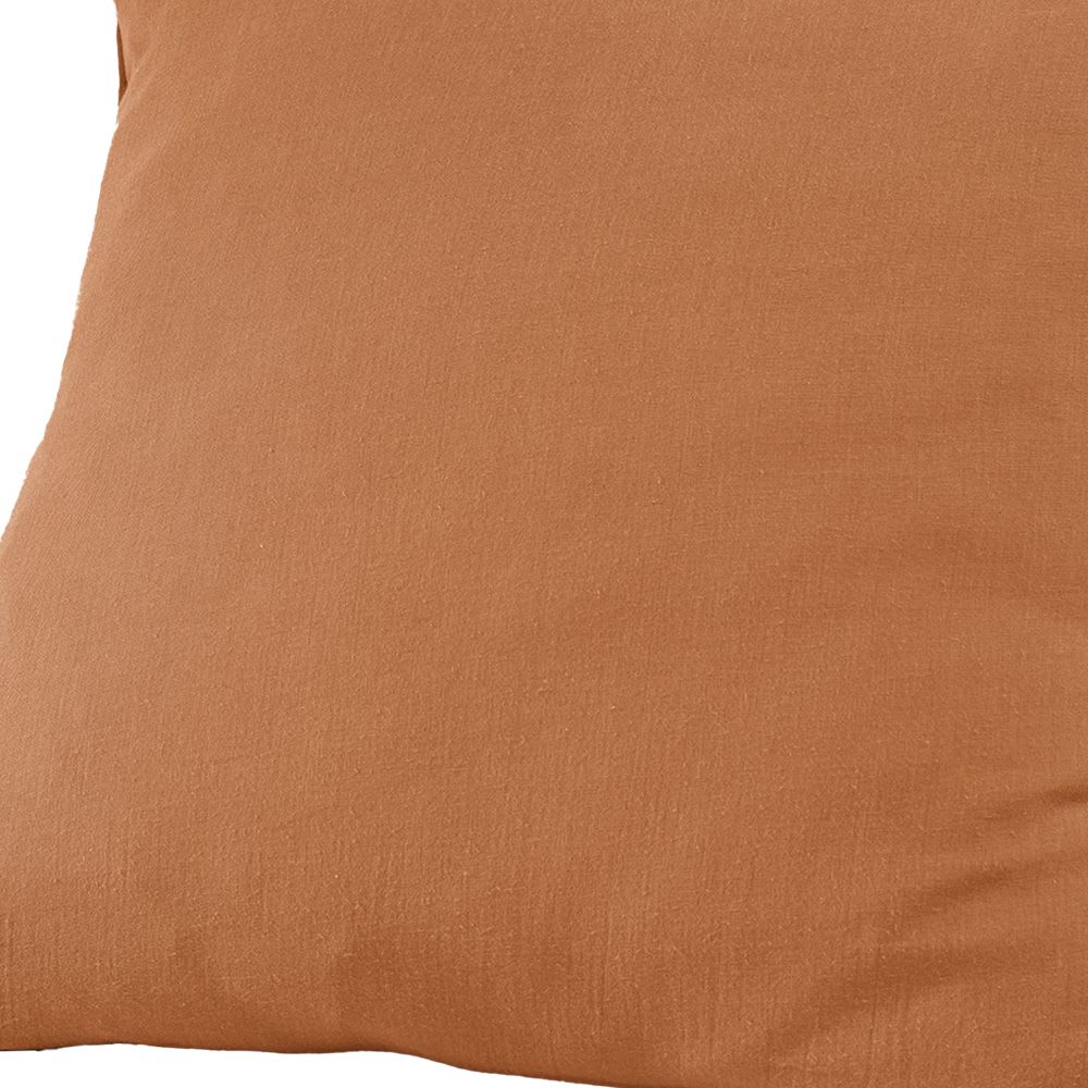 Taie d'oreiller gaze de coton uni 60x60 cm - Maisons du Monde
