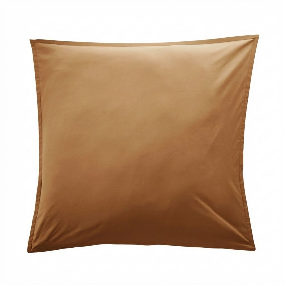 Taie d'oreiller percale de coton uni 65x65 cm