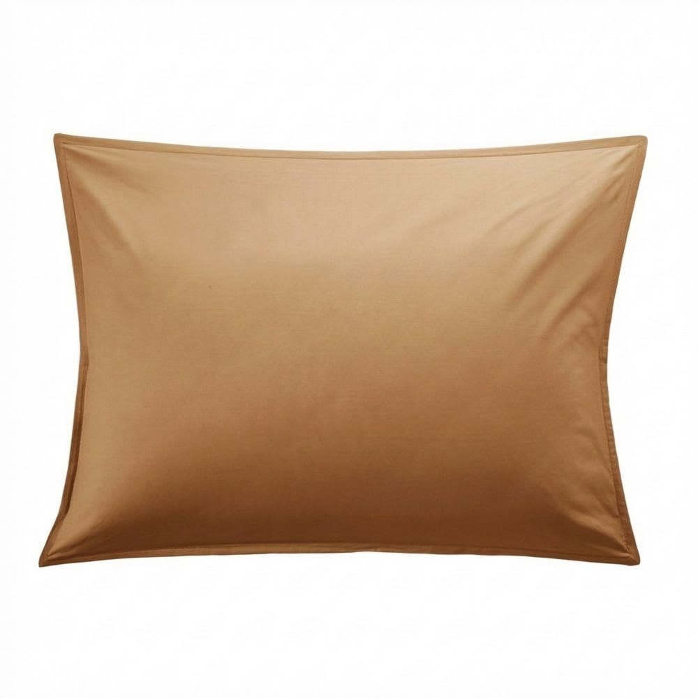 Taie d'oreiller percale de coton uni 50x70 cm