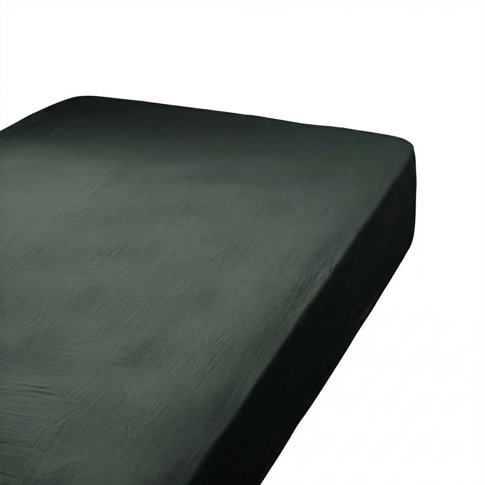 Drap housse gaze de coton uni 140x190+30 cm — vue 3