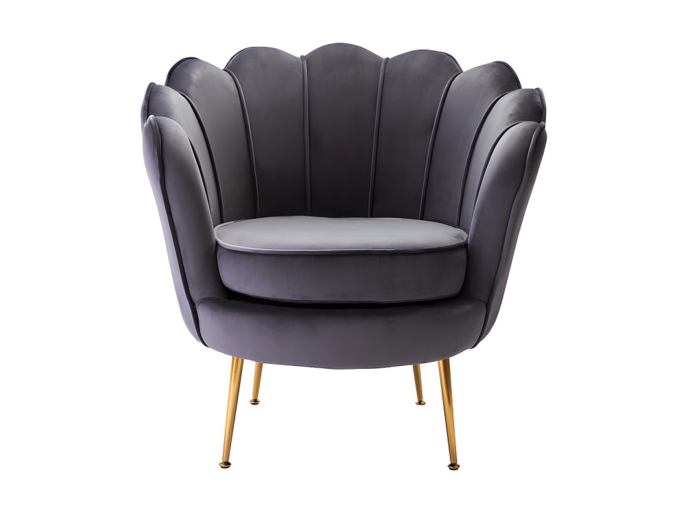 fauteuil droit velours