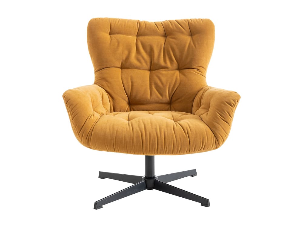 fauteuil droit  jaune