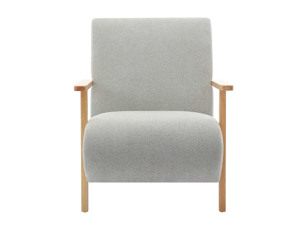 Fauteuil droit gris