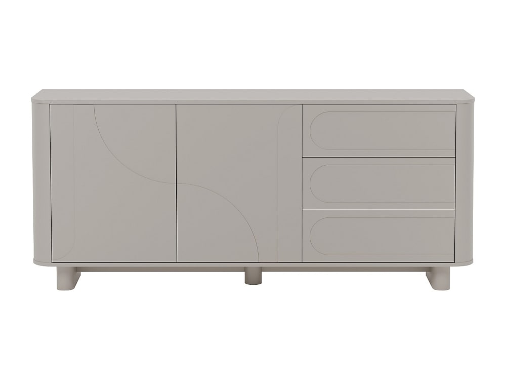 Buffet effet bois beige