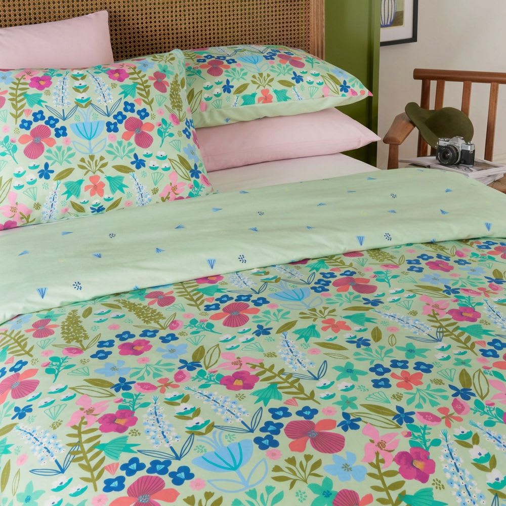 Parure de lit percale de coton à motifs 220x240 cm — vue 3