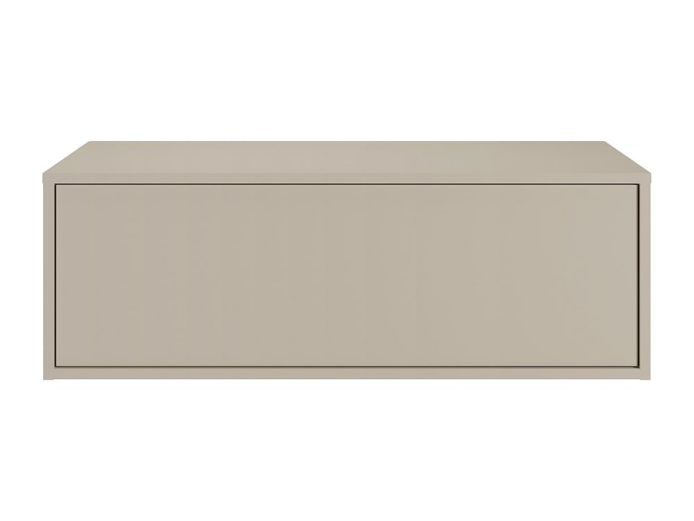 Meuble sous vasque effet bois beige