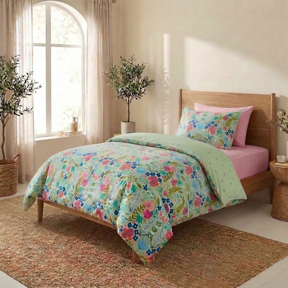 Parure de lit percale - motifs